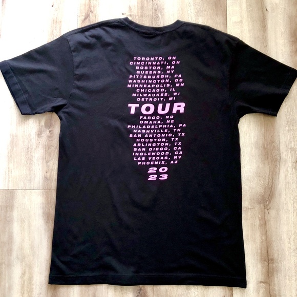 PINK, P!NK , 2023, Summer Carnival Tour, T-Shirt, Mens, L Black, Great Condition - Picture 4 of 6